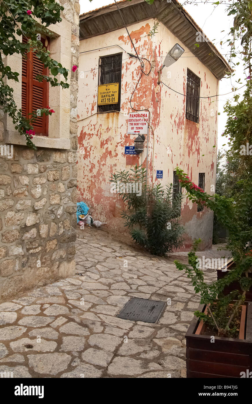 Street in old town Marmaris Mugla provenceTurkey Stock Photo
