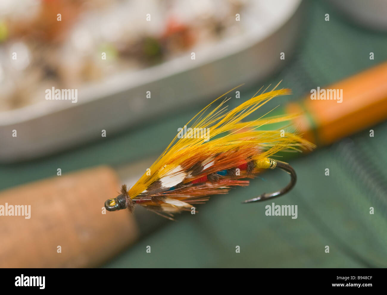 Fly hook salmon hi-res stock photography and images - Alamy