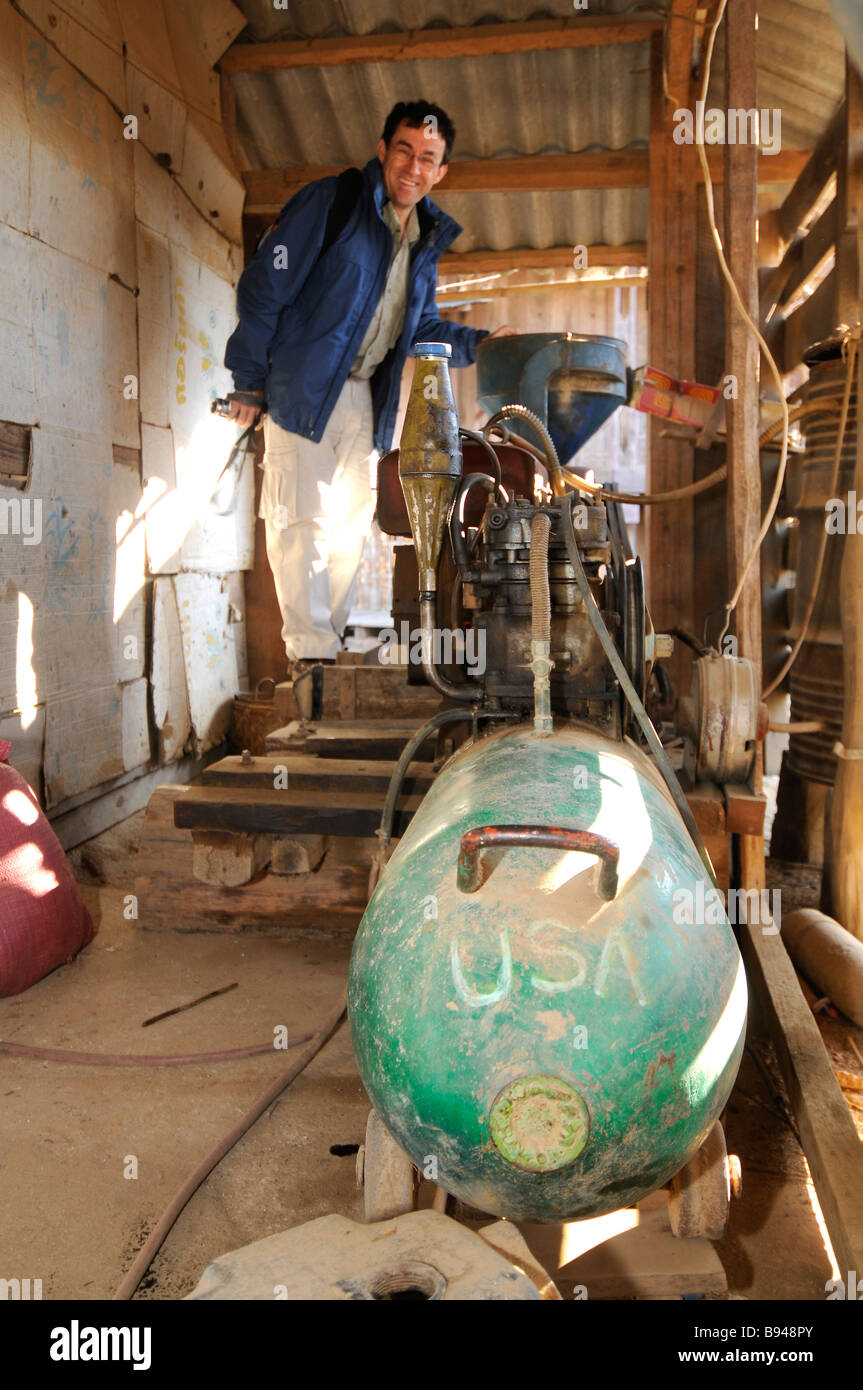 bomb compressor Stock Photo