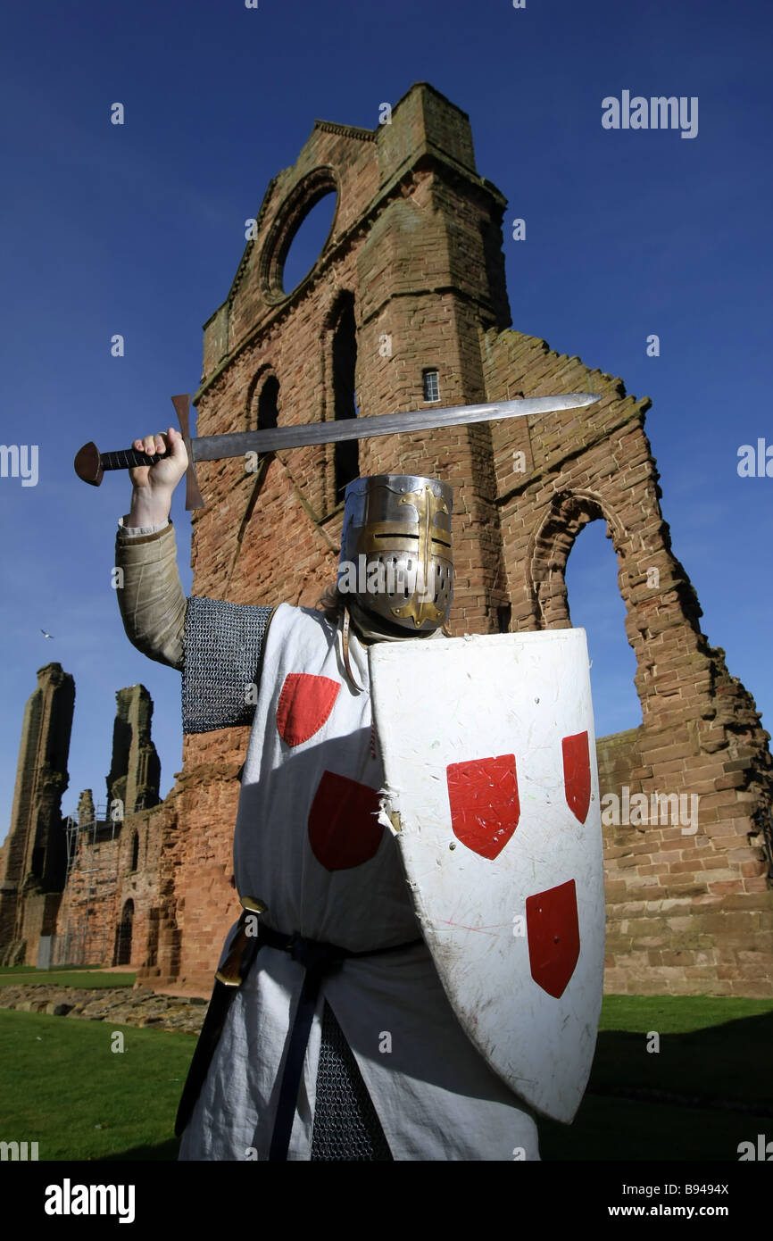 Actor dressed as Gilbert De La Hay at the famous and historically