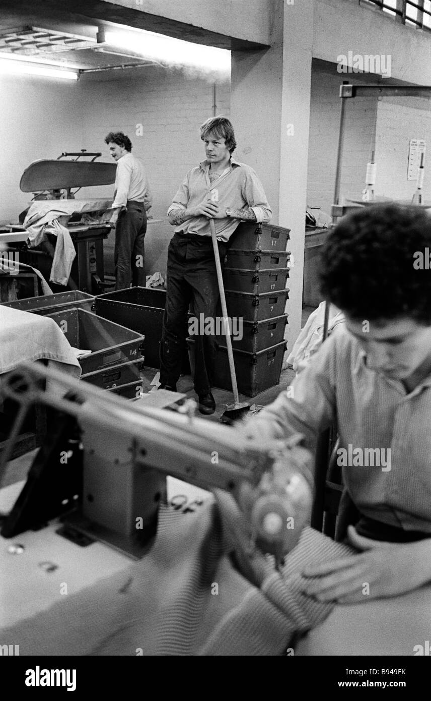 Prison laundry room Black and White Stock Photos & Images Alamy