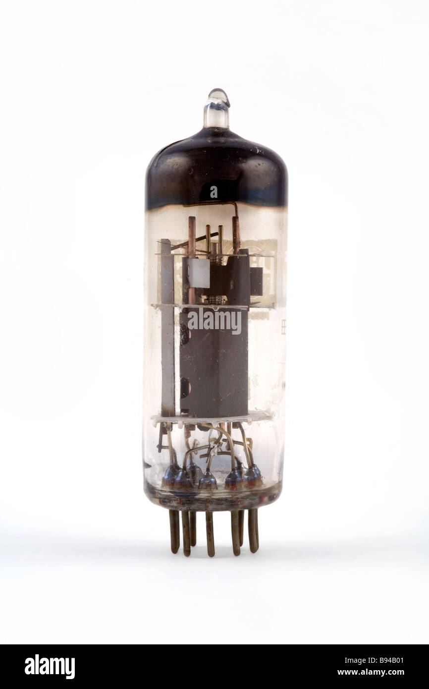 Vintage valve / vacuum tube Stock Photo
