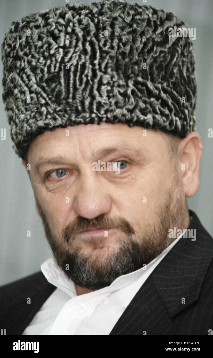 Mufti of Chechnya Akhmad Kadyrov Stock Photo - Alamy