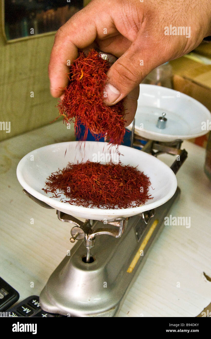 Saffron grocery market Deira Dubai United Arab Emirates Stock Photo Alamy