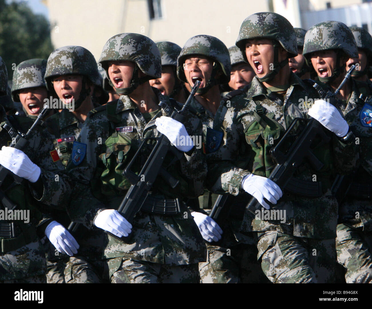 The soldiers of the Chinese People s Liberation Army during the Peace ...