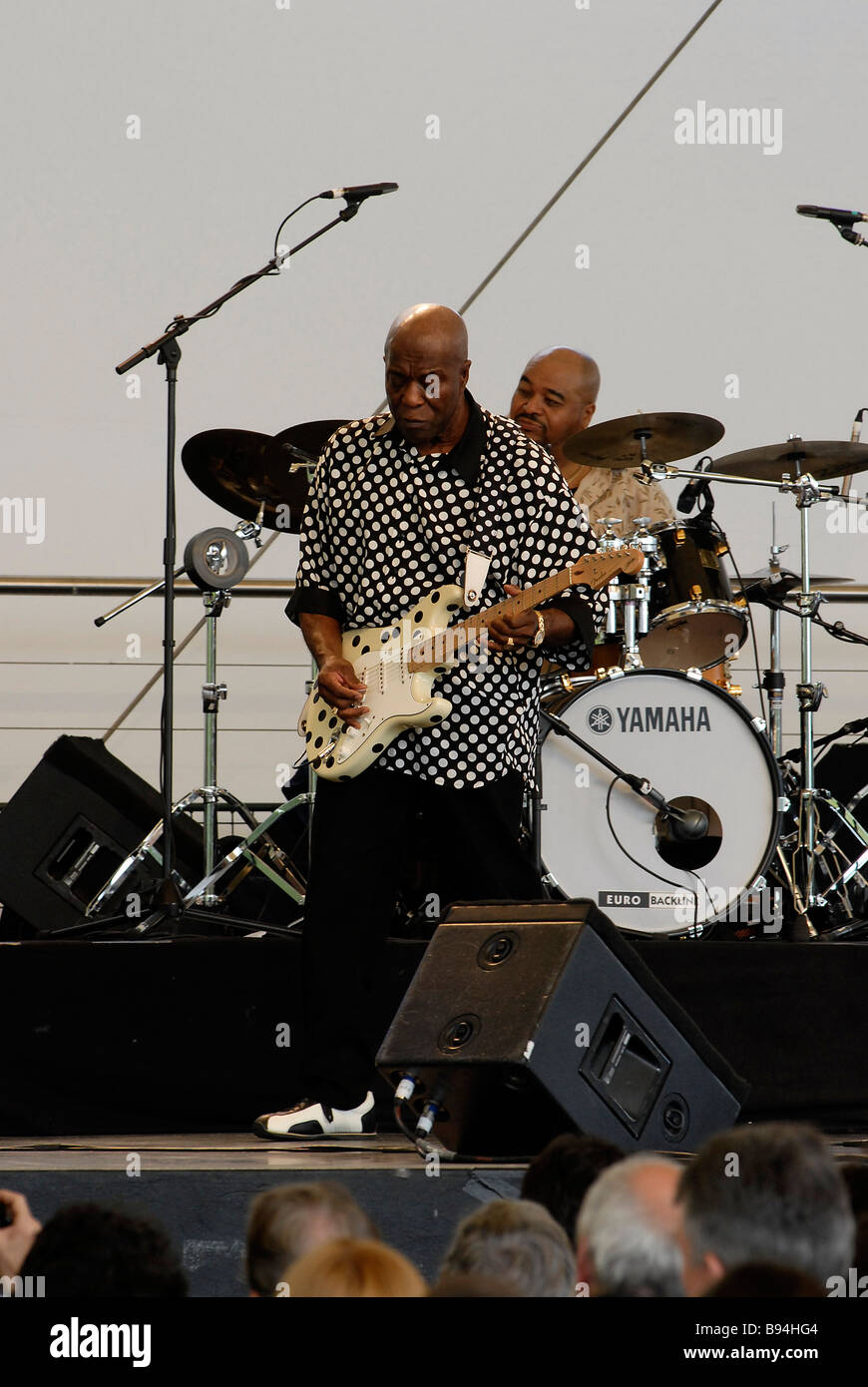 Buddy Guy au parc floral de Vincennes à Paris Stock Photo