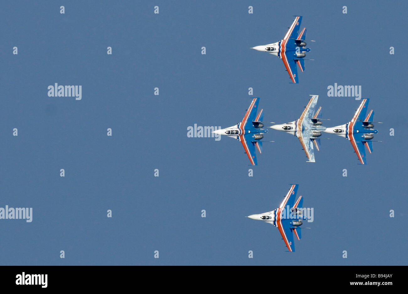 Russian Air Force aerobatic teams Russkiye Vityazi Russian Knights and ...