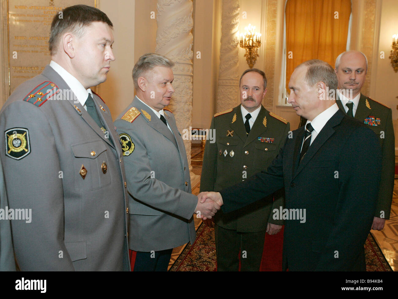 The Republic of Karelia Interior Minister Police Colonel Igor Aleshin ...