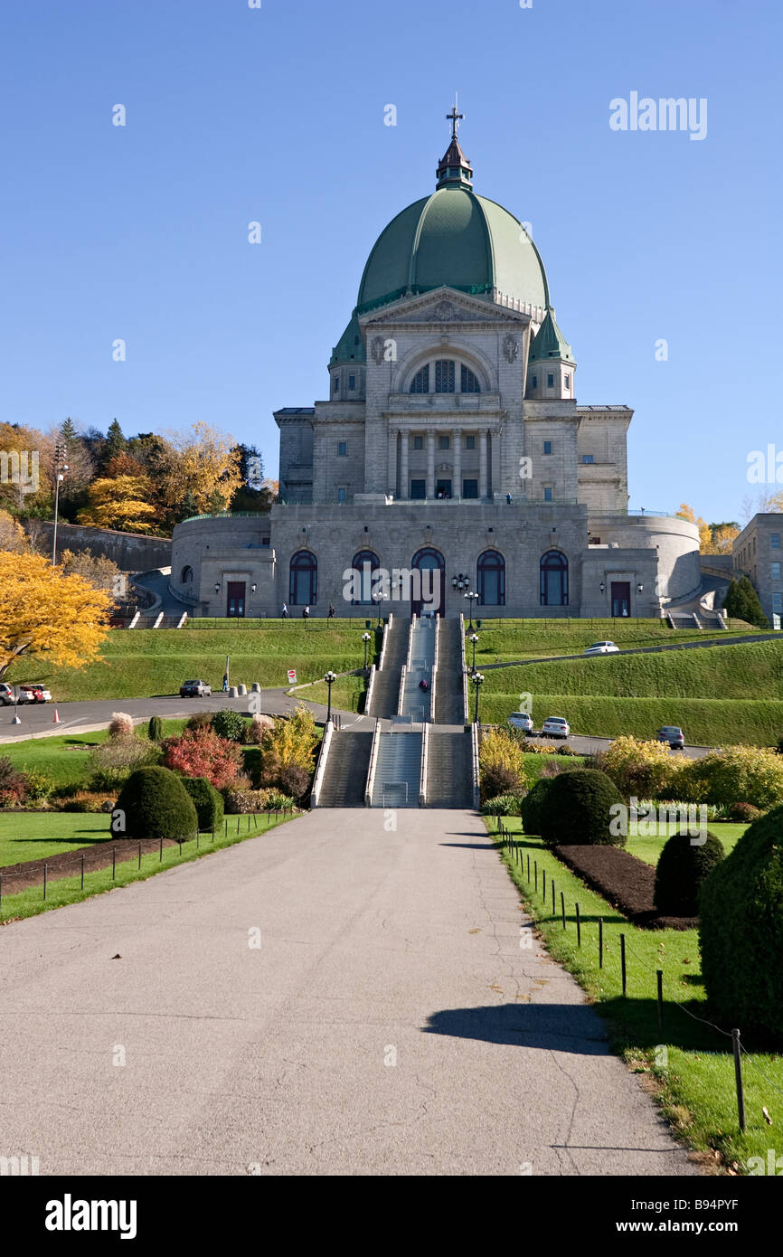 St-Joseph's Oratory. Oratoire Saint Joseph. Montreal  Quebec  Canada. Stock Photo