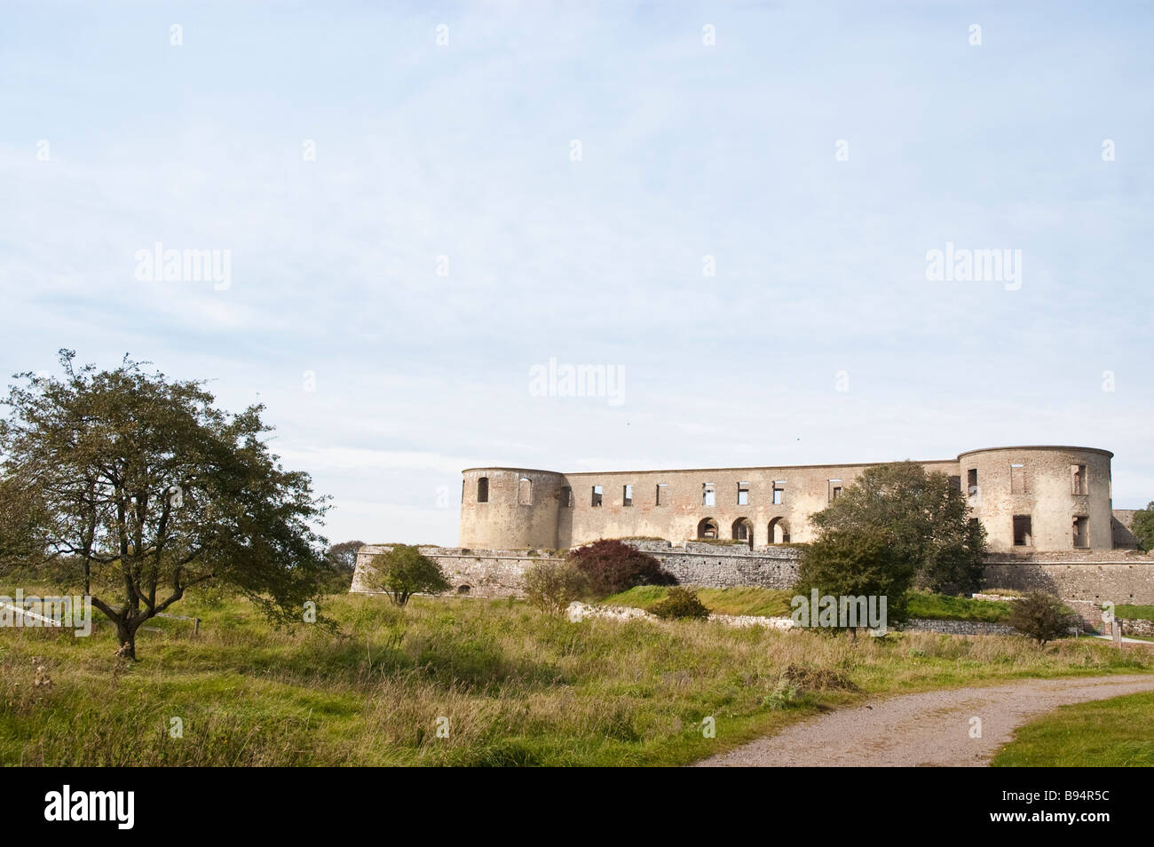 Ruin of Castle Oland, Sweden Stock Photo Alamy