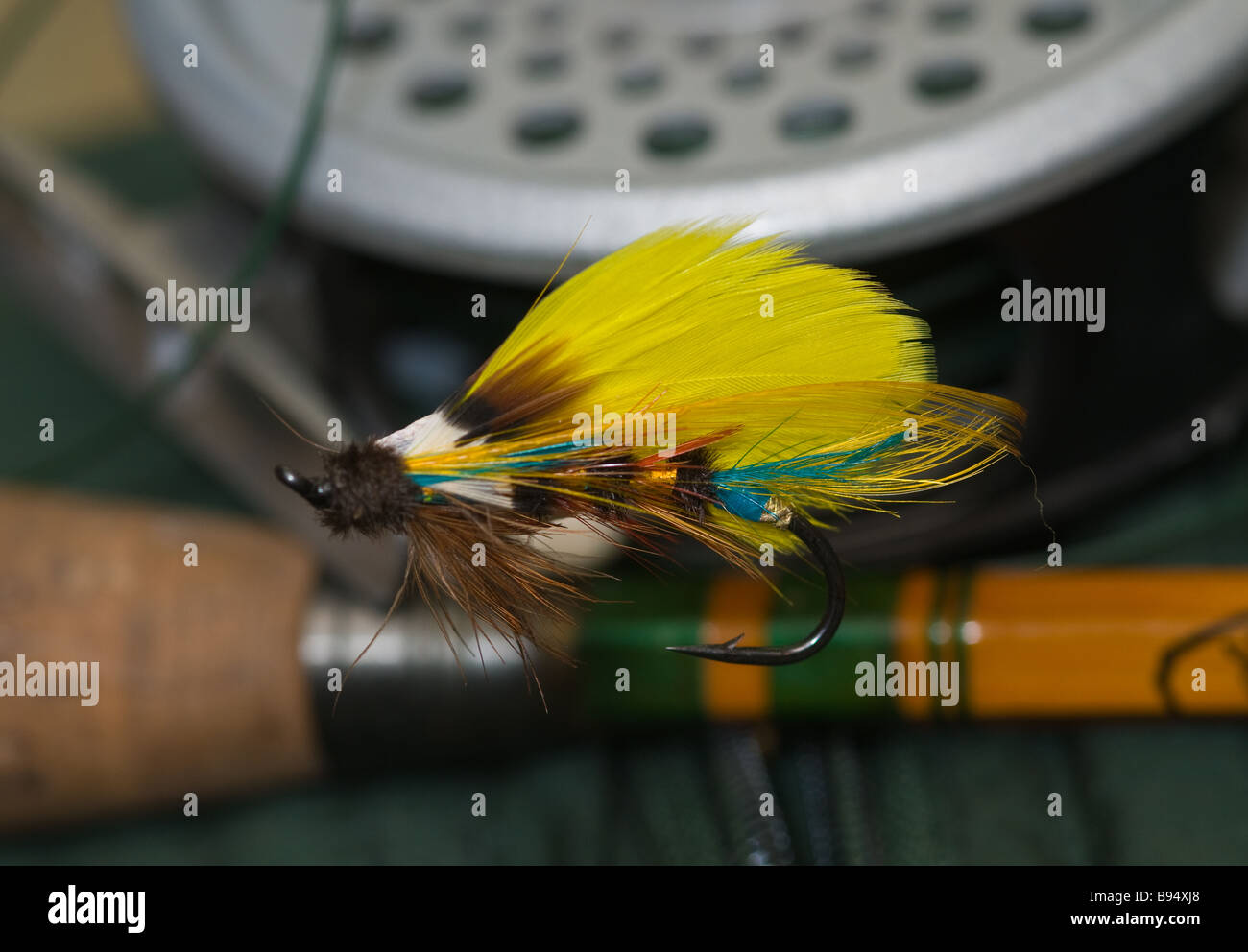 Sport fishing tackle box detail Salmon lures Alaska Stock Photo - Alamy