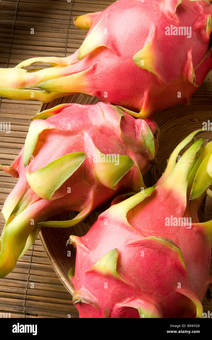 close up of dragon fruit Stock Photo