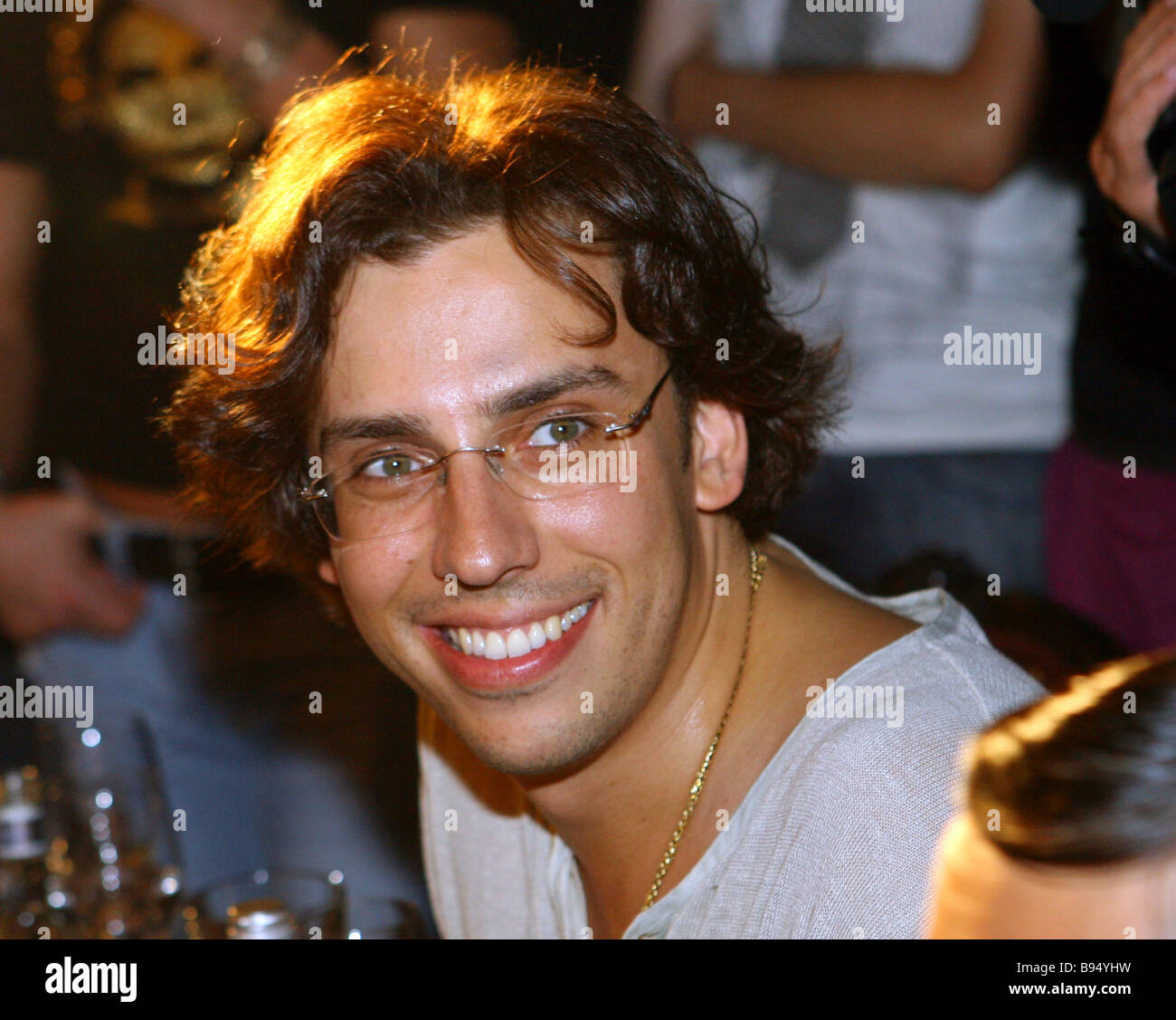 TV presenter Maxim Galkin at the award ceremony Top Glossy 10 the most