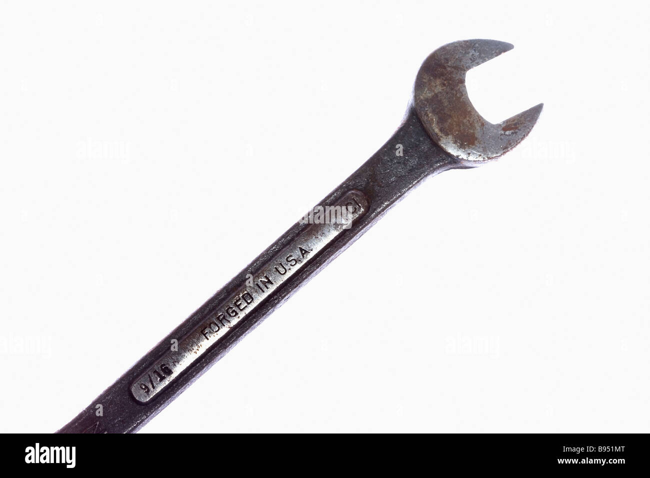 A rusty wrench Stock Photo