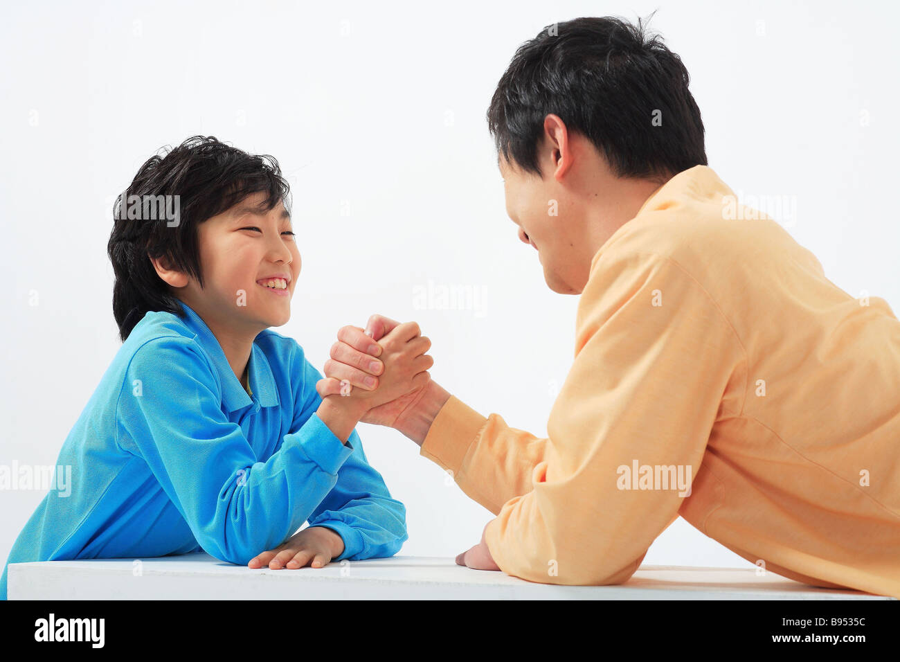 Happy Asian Family Stock Photo