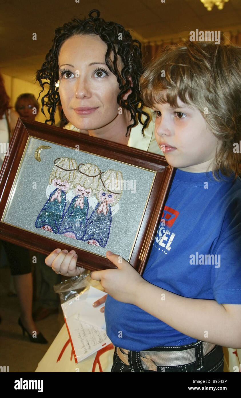 Actress Chulpan Khamatova a founder of the charity fund Donate Life in