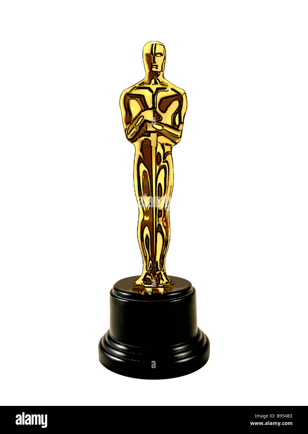 Replica of an Oscar statue. Stock Photo
