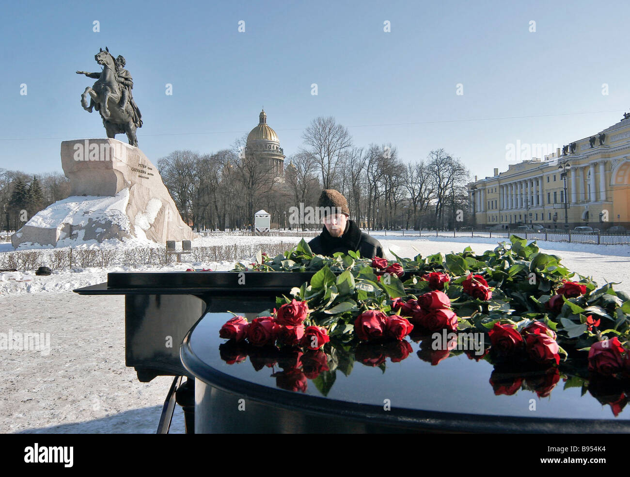 Vasily Shishkin Musician And Artist Plays The Piano In St