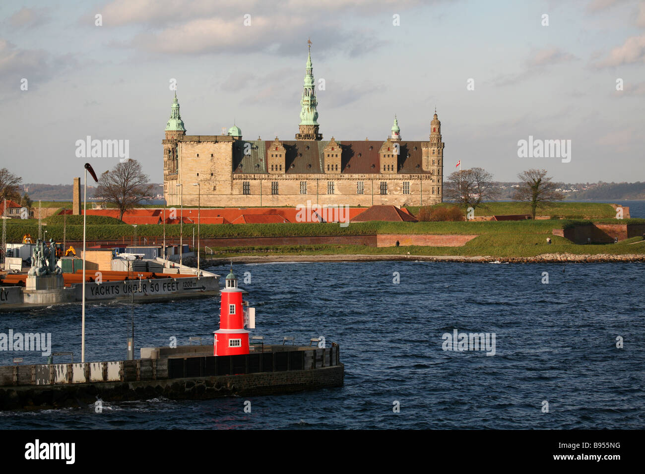 Kronborg Castle, Elsinore. Denmark. Europe. Stock Photo