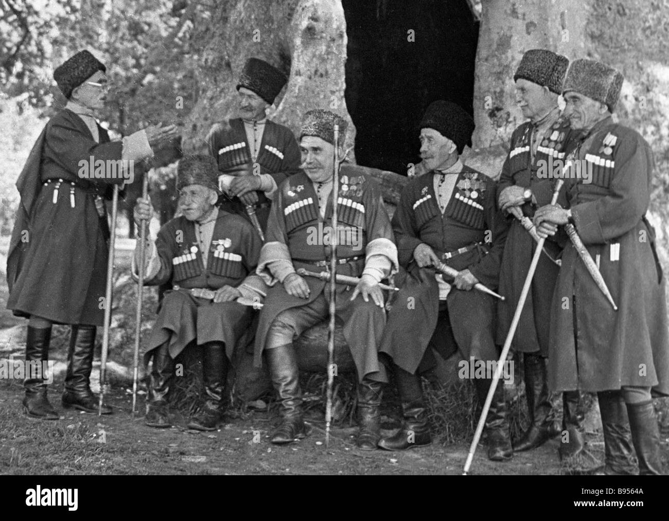 Elderly villagers of Achandara exchanging news Stock Photo Alamy