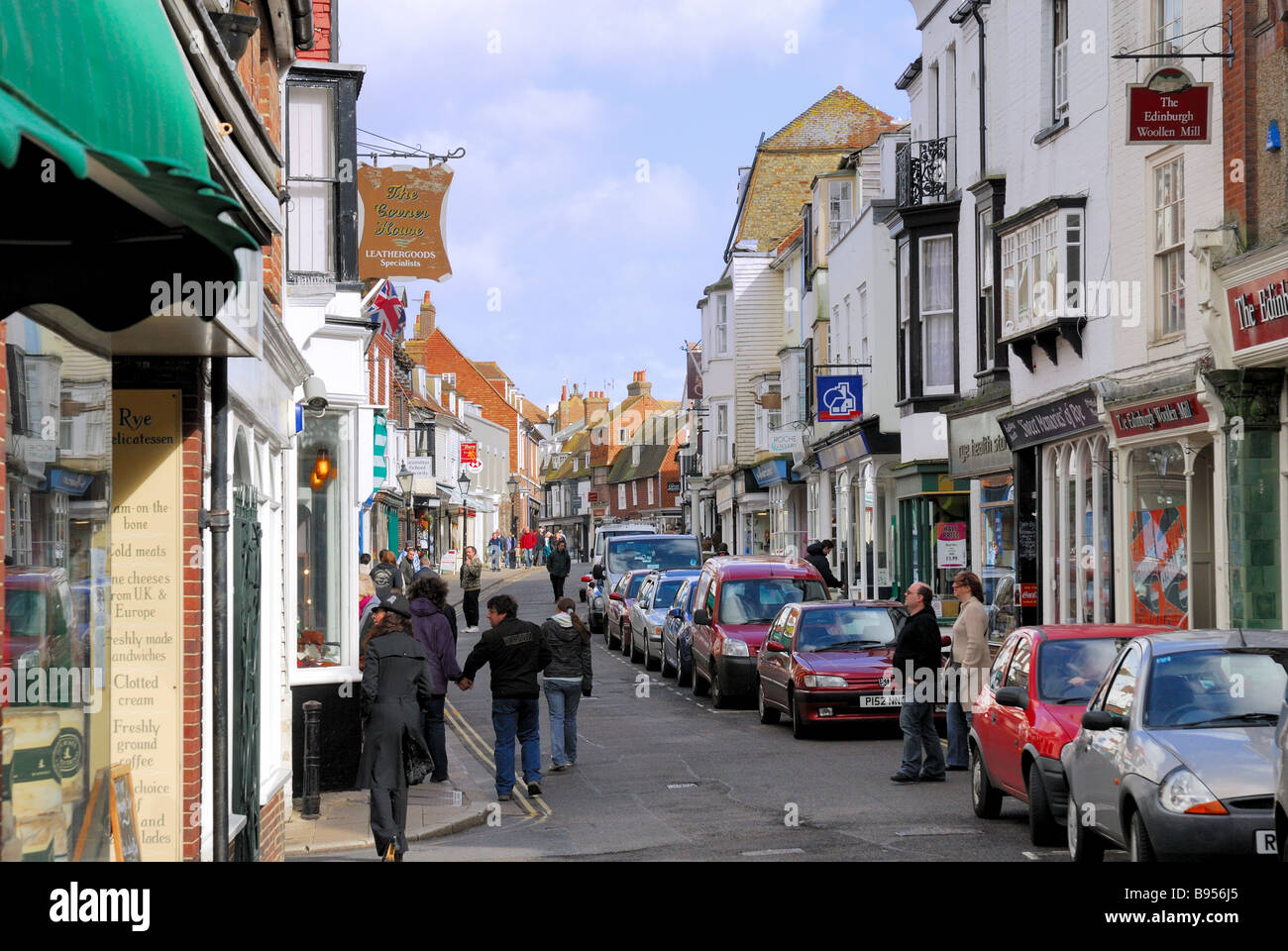 Rye High Street Stock Photo Alamy