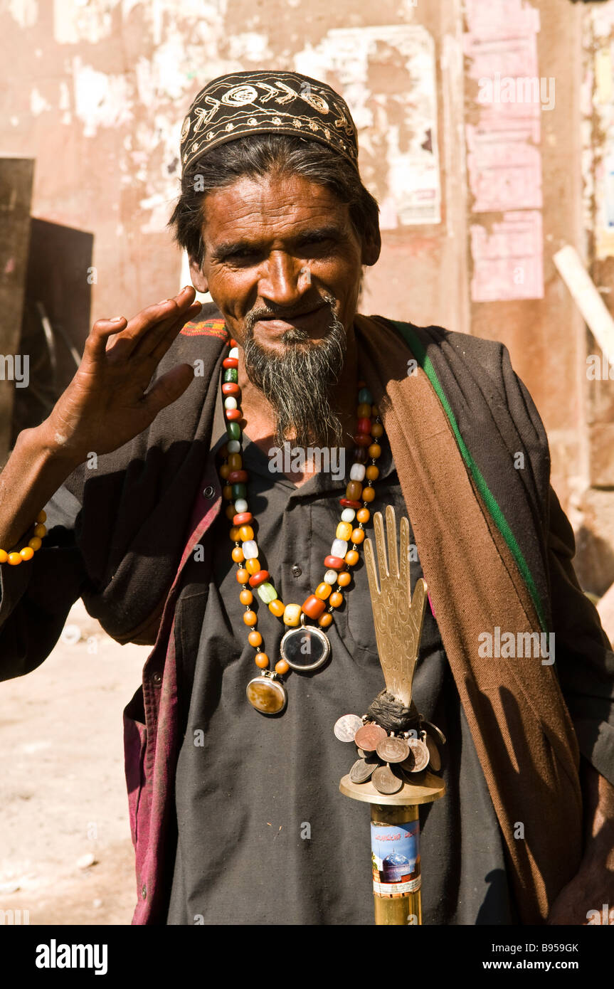 Interesting people in the streets of India. Stock Photo