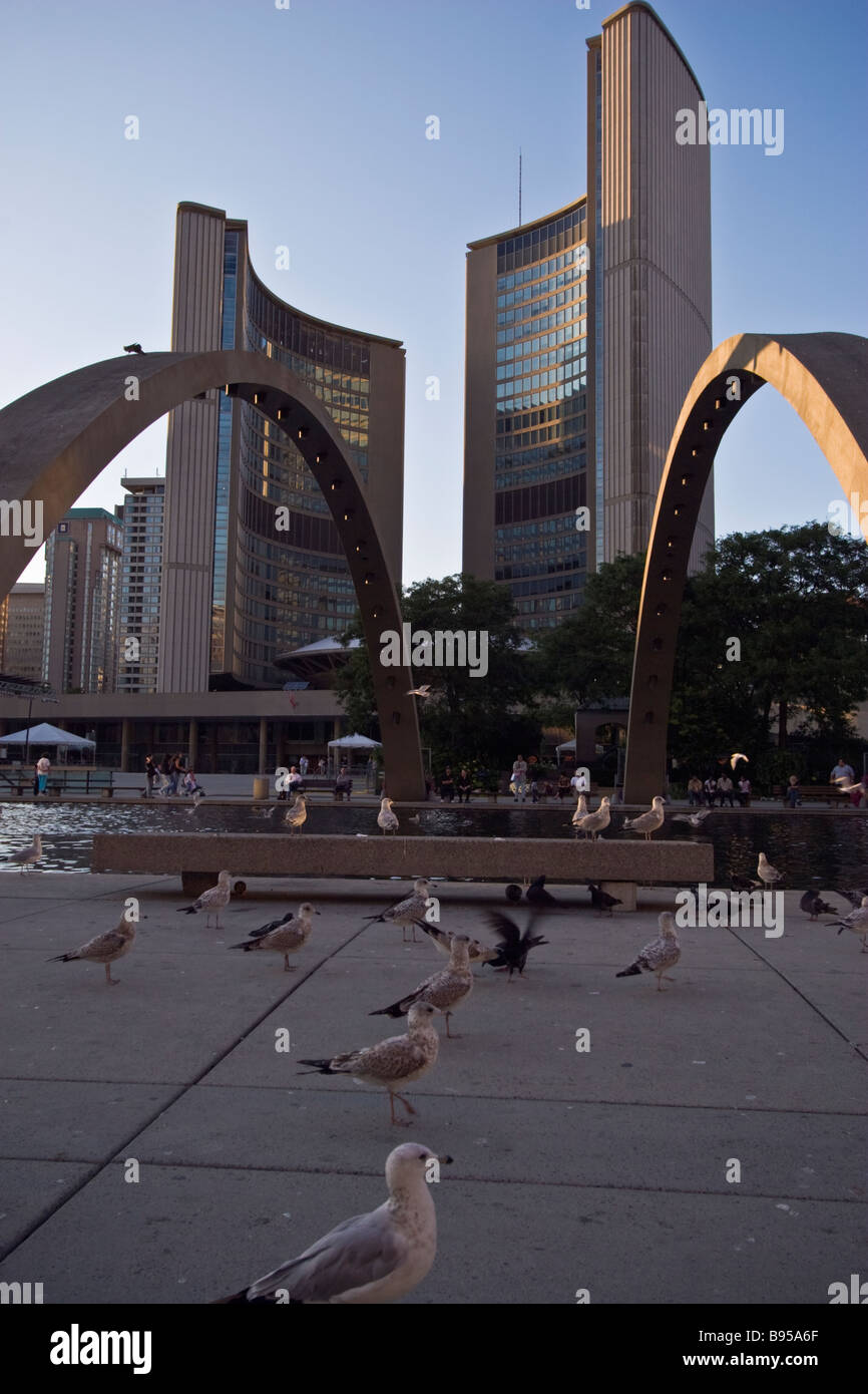 City hall Toronto Ontario Canada Stock Photo