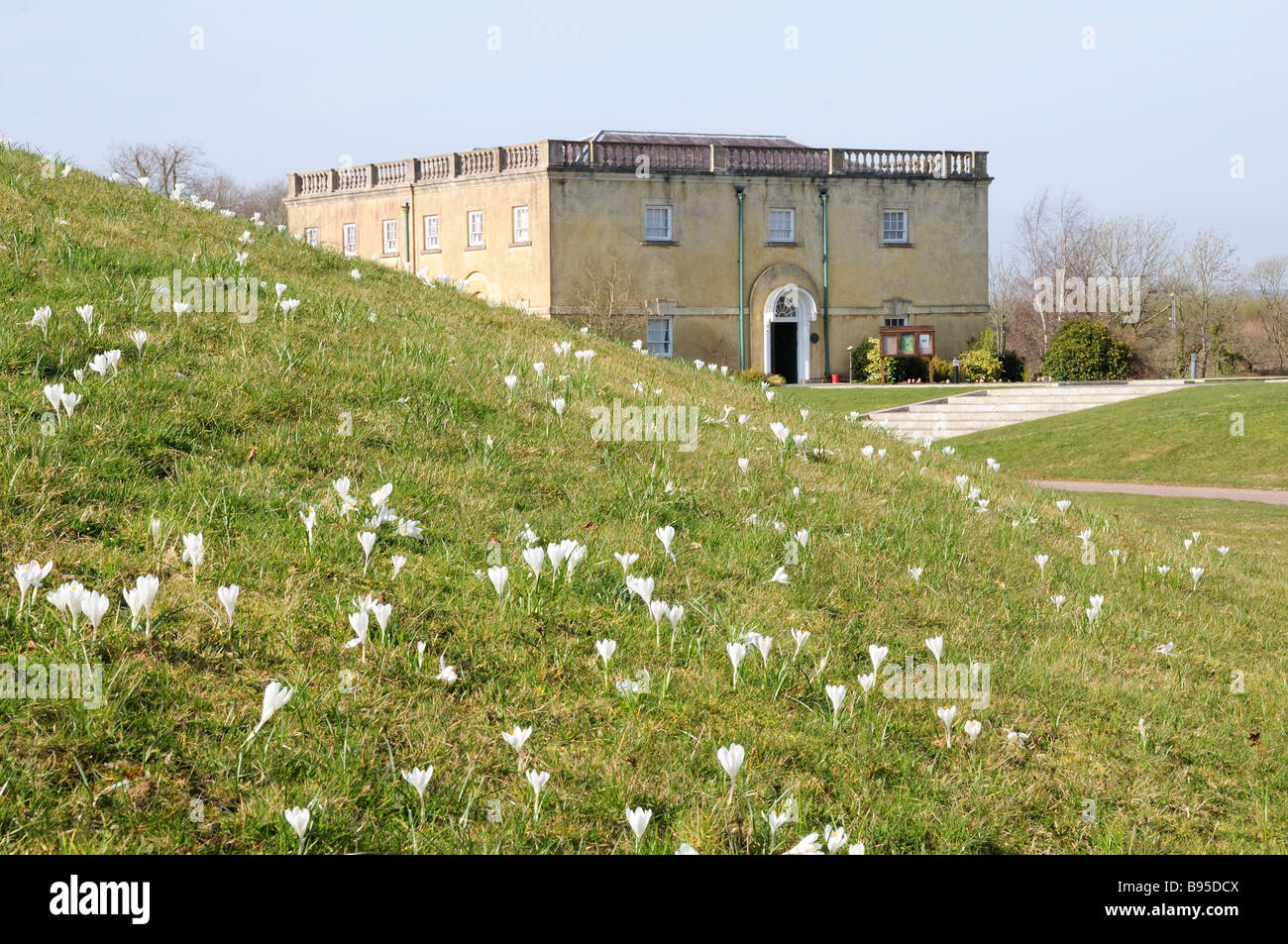 Principality House National Botanic Garden of Wales Llanarthne Carmarthenshire Wales Stock Photo