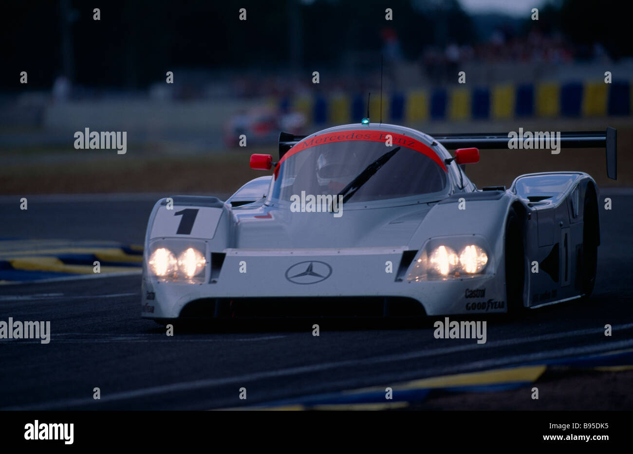 SPORT Motor Racing Cars Le Mans Sauber Mercedes Stock Photo