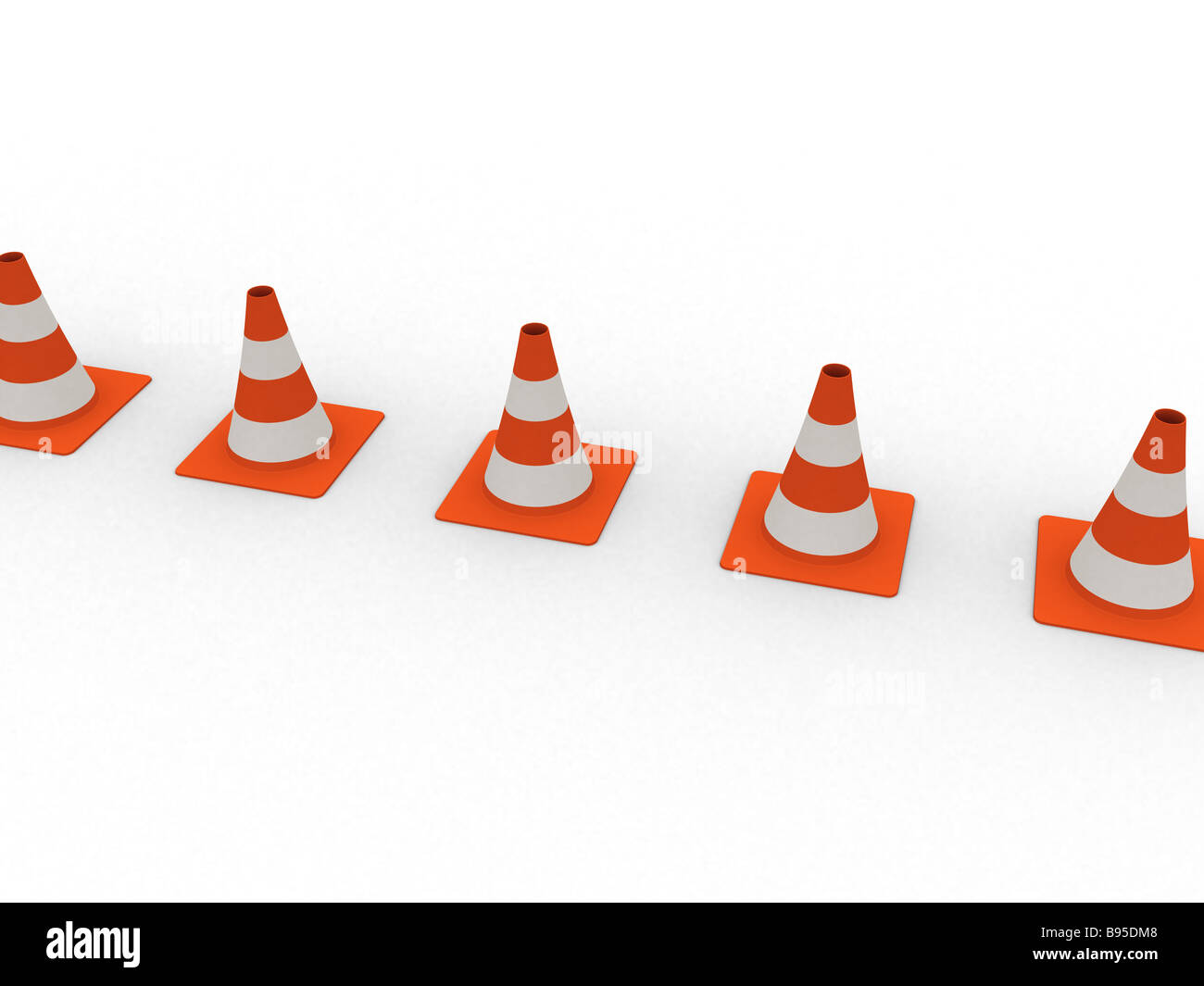 Traffic safety cones hi-res stock photography and images - Alamy
