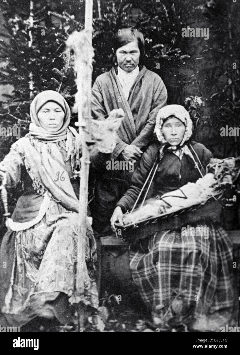 A Khanty family Stock Photo Alamy