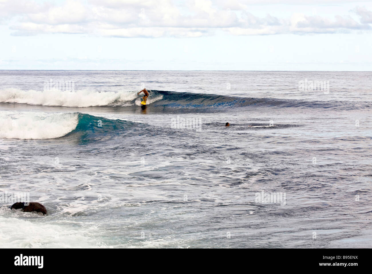 Comoros Anjouan east coast waves. Surfing Stock Photo Alamy