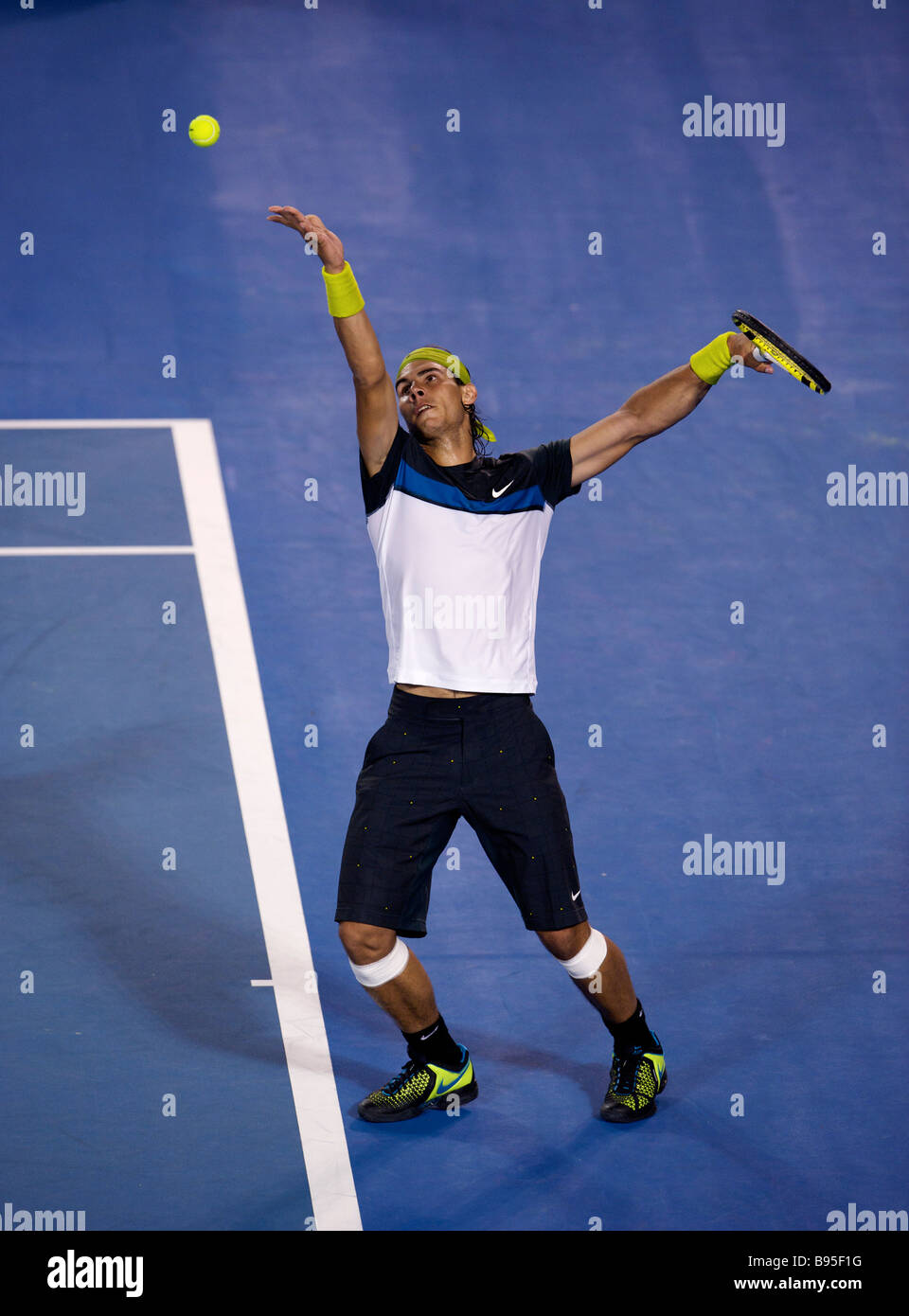 Nike's tennis player Rafael Nadal of Spain during the Australian Open Grand  Slam 2009 in Melbourne Stock Photo - Alamy