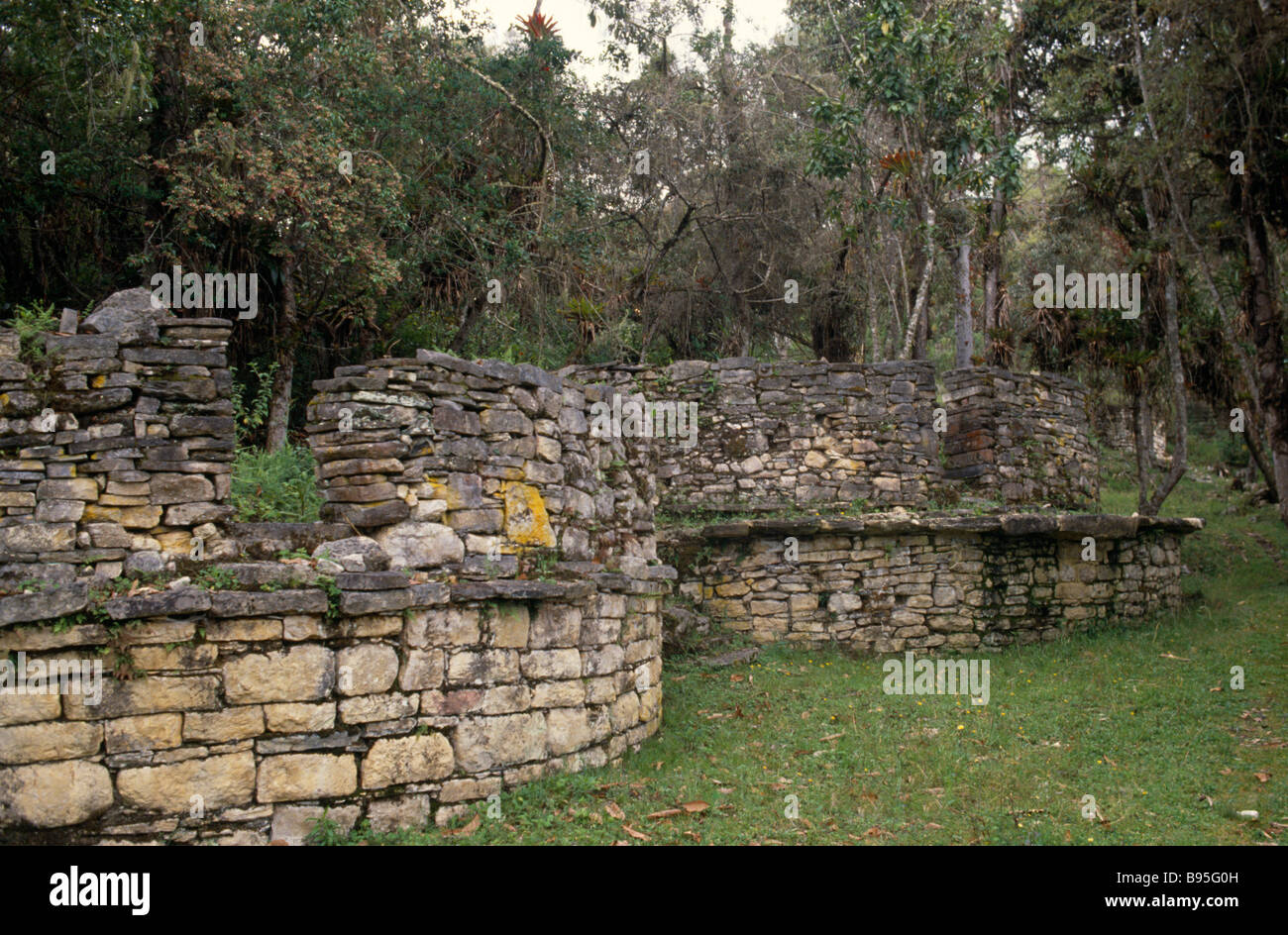 PERU South America Amazonas Amazon Chachapoyas Kuelap Fortress ruins,  Chachapoyas culture also known as the Cloud Forest People Stock Photo -  Alamy