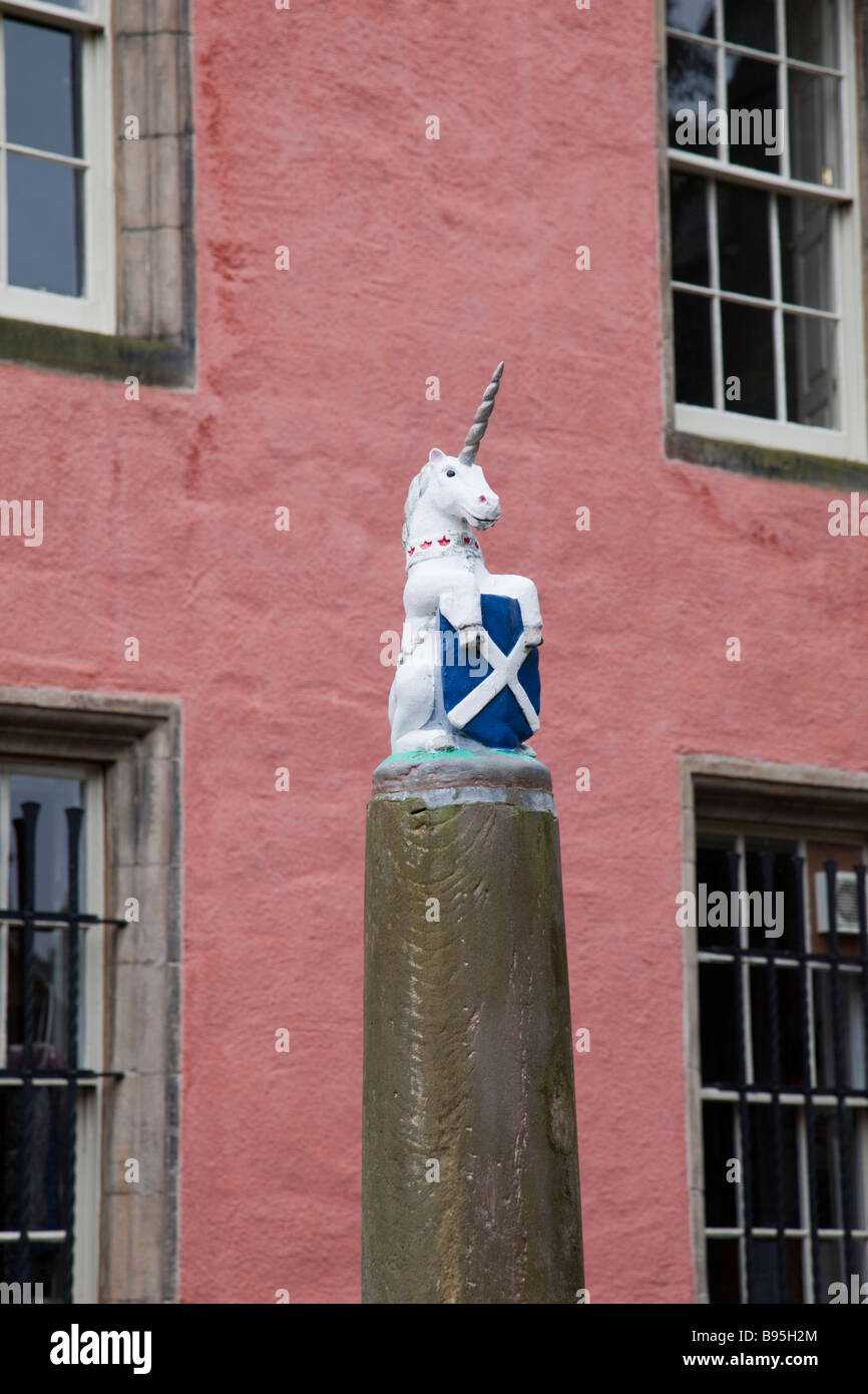 Statue of a unicorn Stock Photo