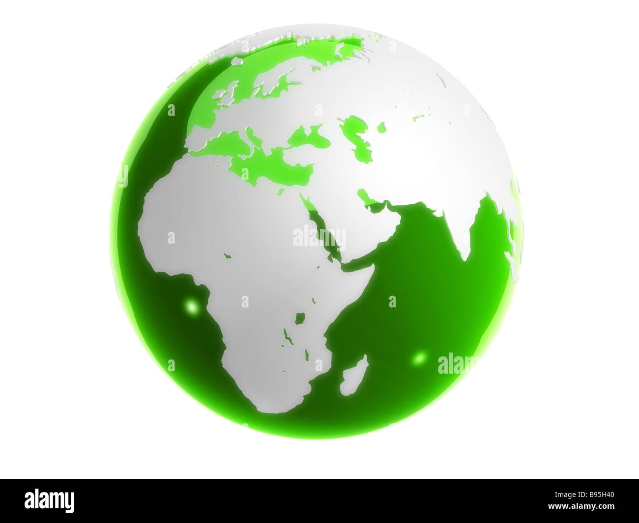 3d globe Stock Photo