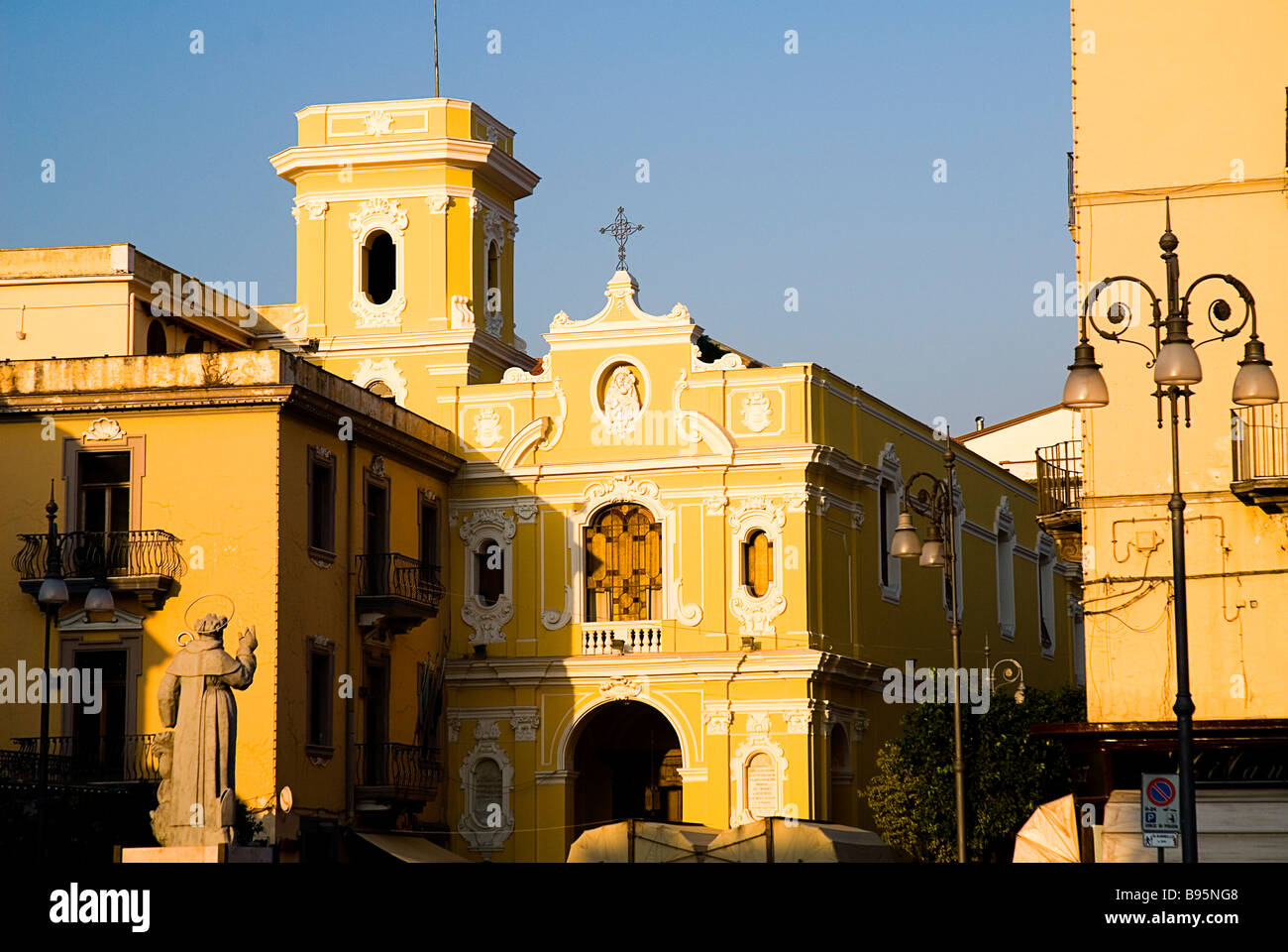 Italy, Campania, Napoli, Sorrento. Carmelite Church on Piazza Tasso in