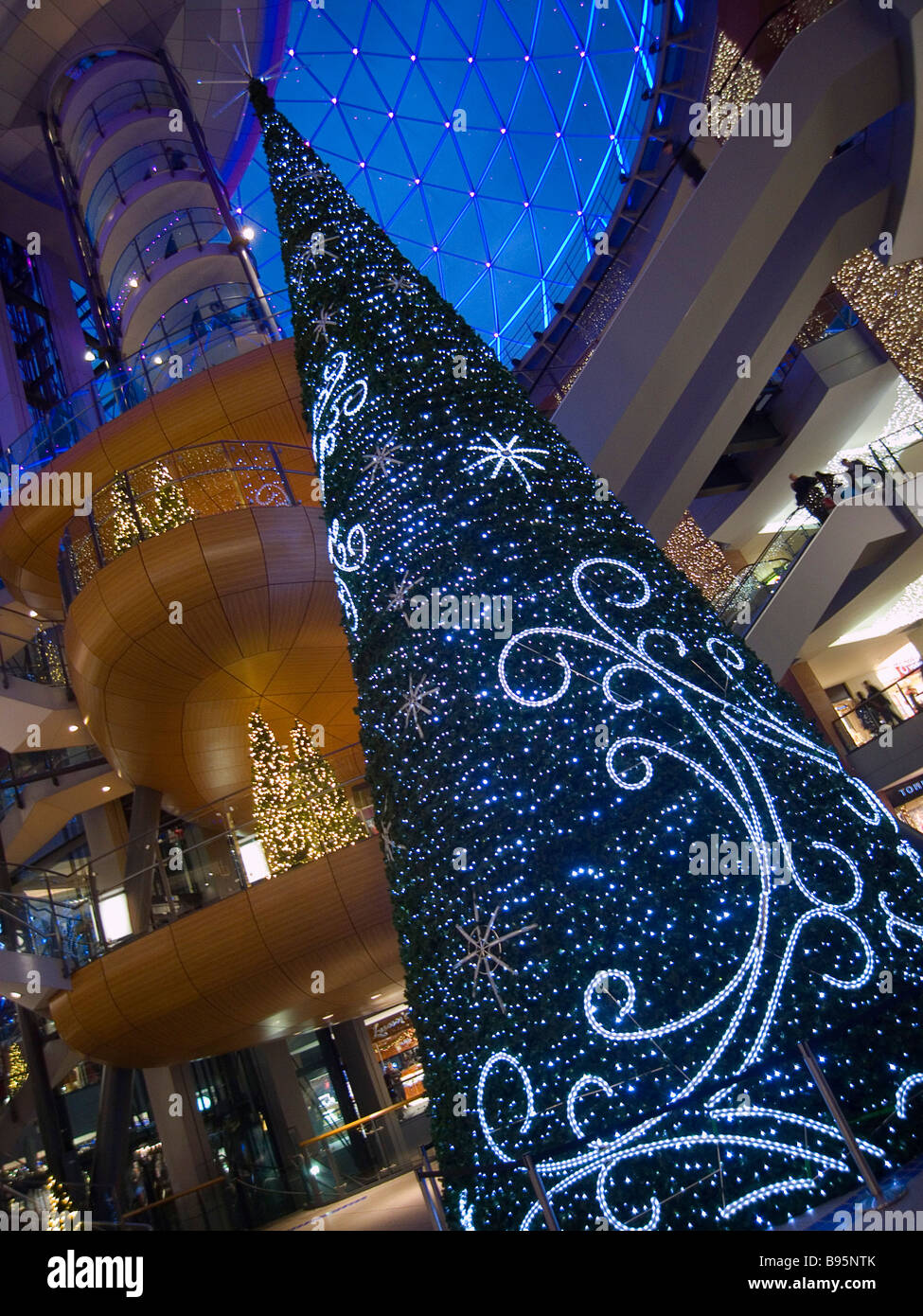 IRELAND North Belfast Victoria Square shopping Centre Christmas Tree