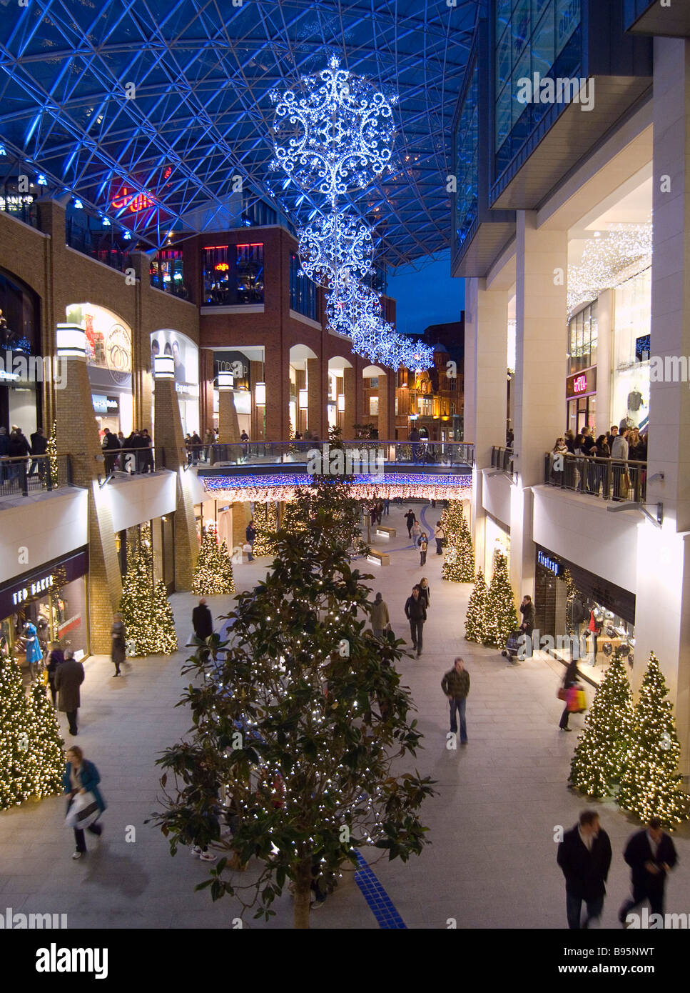 IRELAND North Belfast Victoria Square shopping Centre Christmas Tree