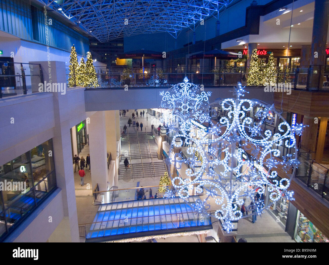 IRELAND North Belfast Victoria Square shopping Centre Christmas Tree