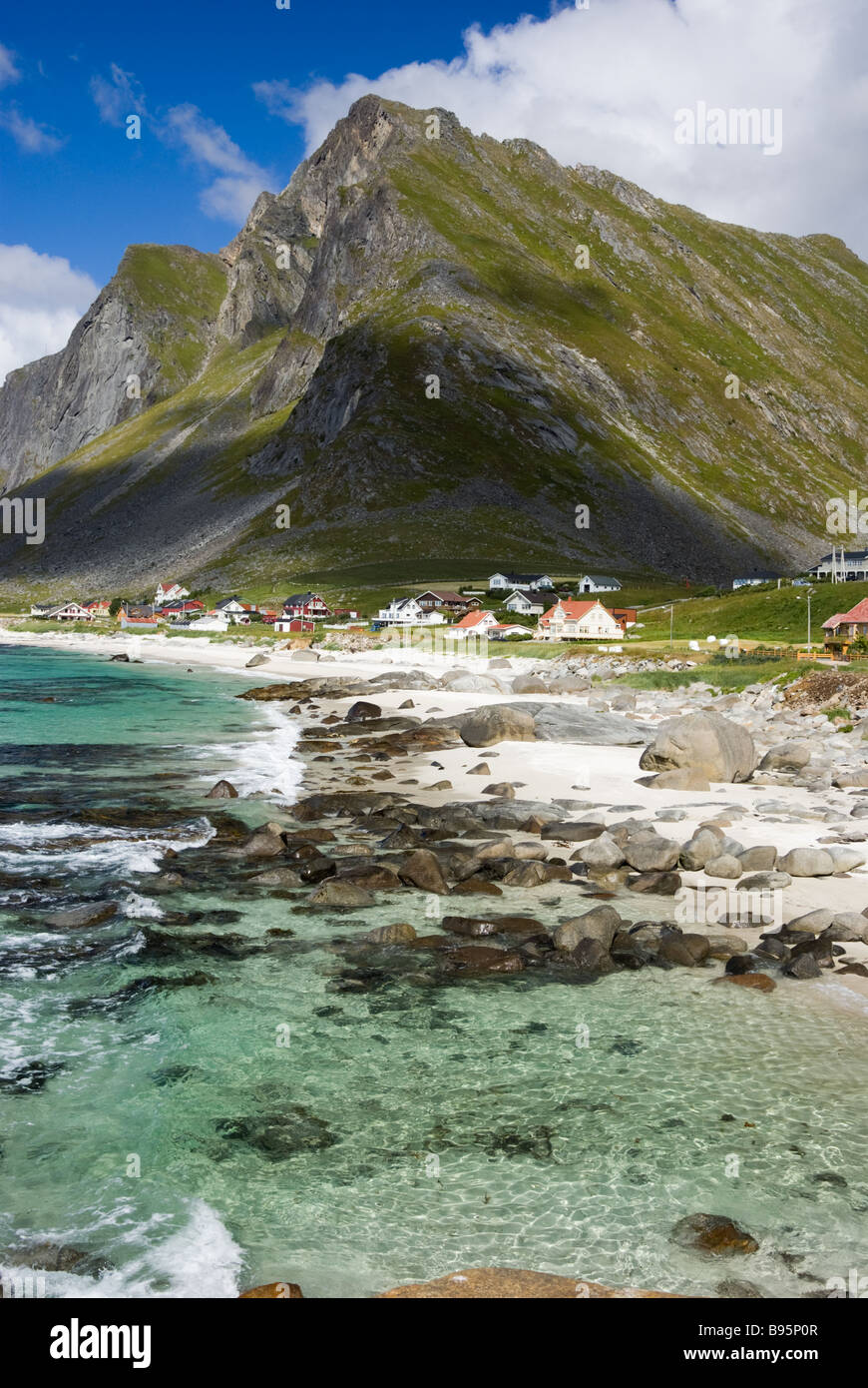 Beach In Vikten Flakstad Flakstadøya Island Lofoten Islands