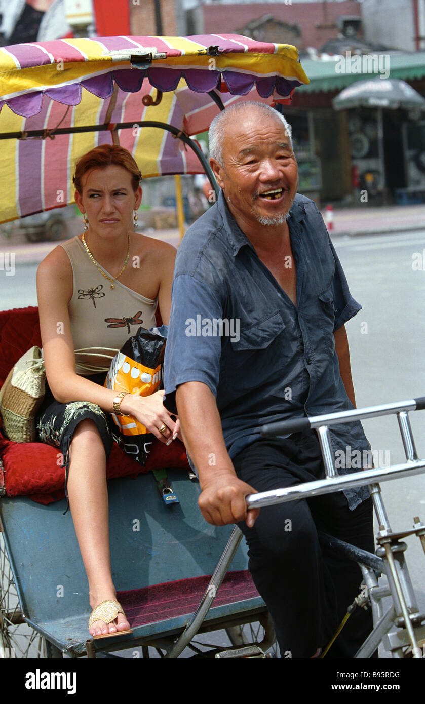 A Beijing rickshaw Stock Photo - Alamy