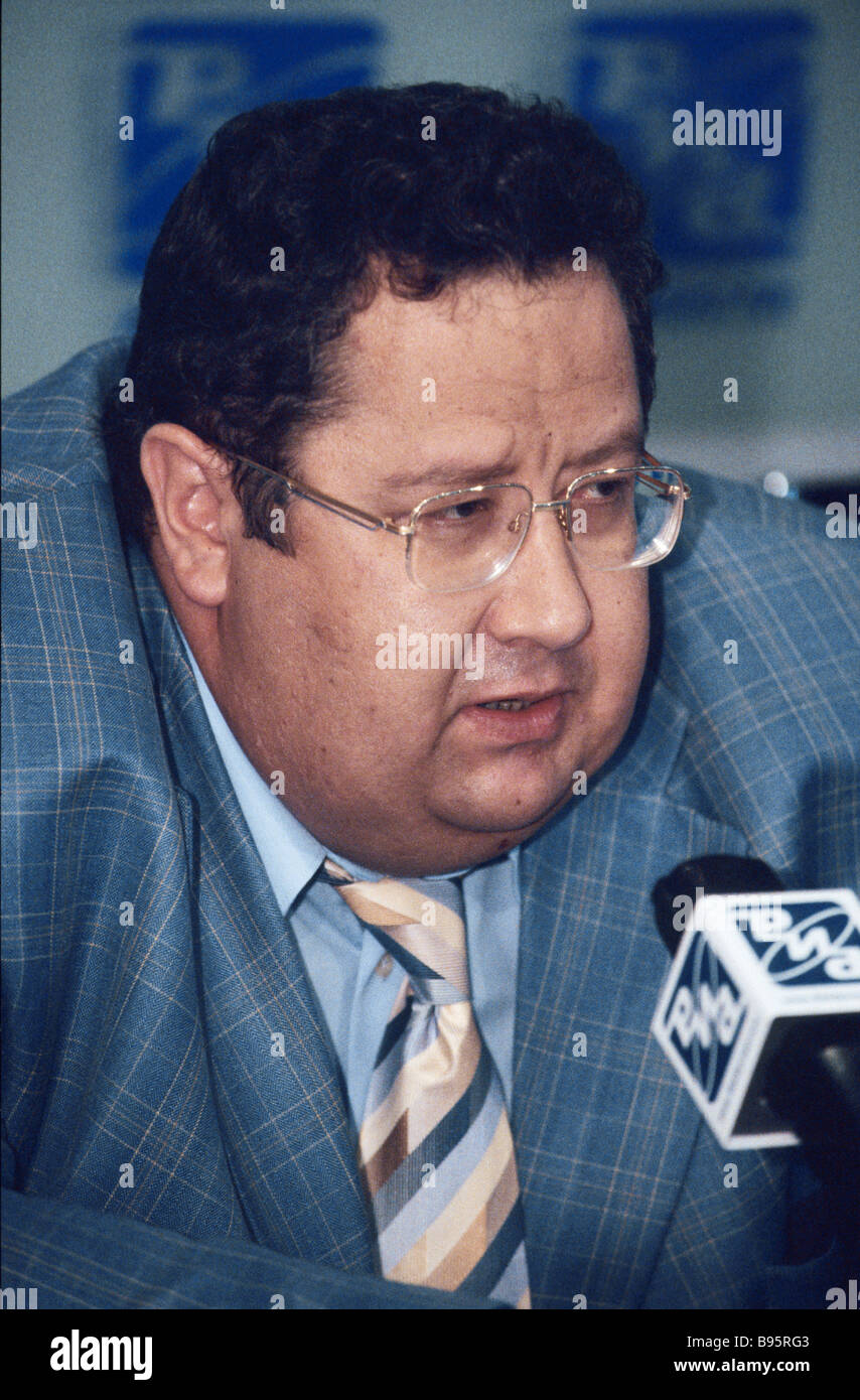 President of Prof Media broadcasting corporation Alexander Varin at the ...