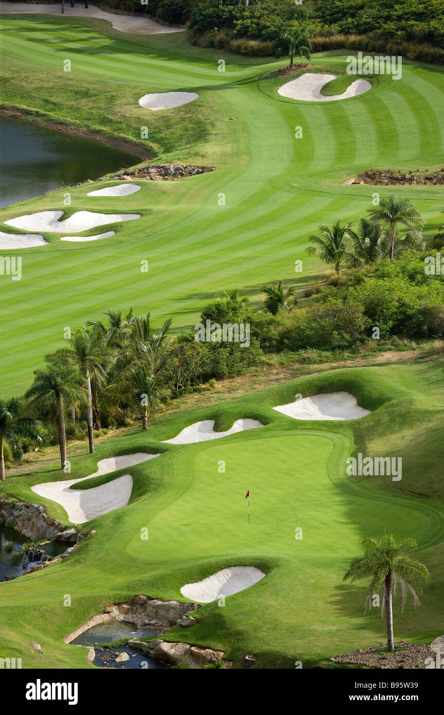 WEST INDIES Caribbean St Vincent & The Grenadines Canouan Island Raffles  Resort Trump International Golf Course by Jim Fazio Stock Photo - Alamy