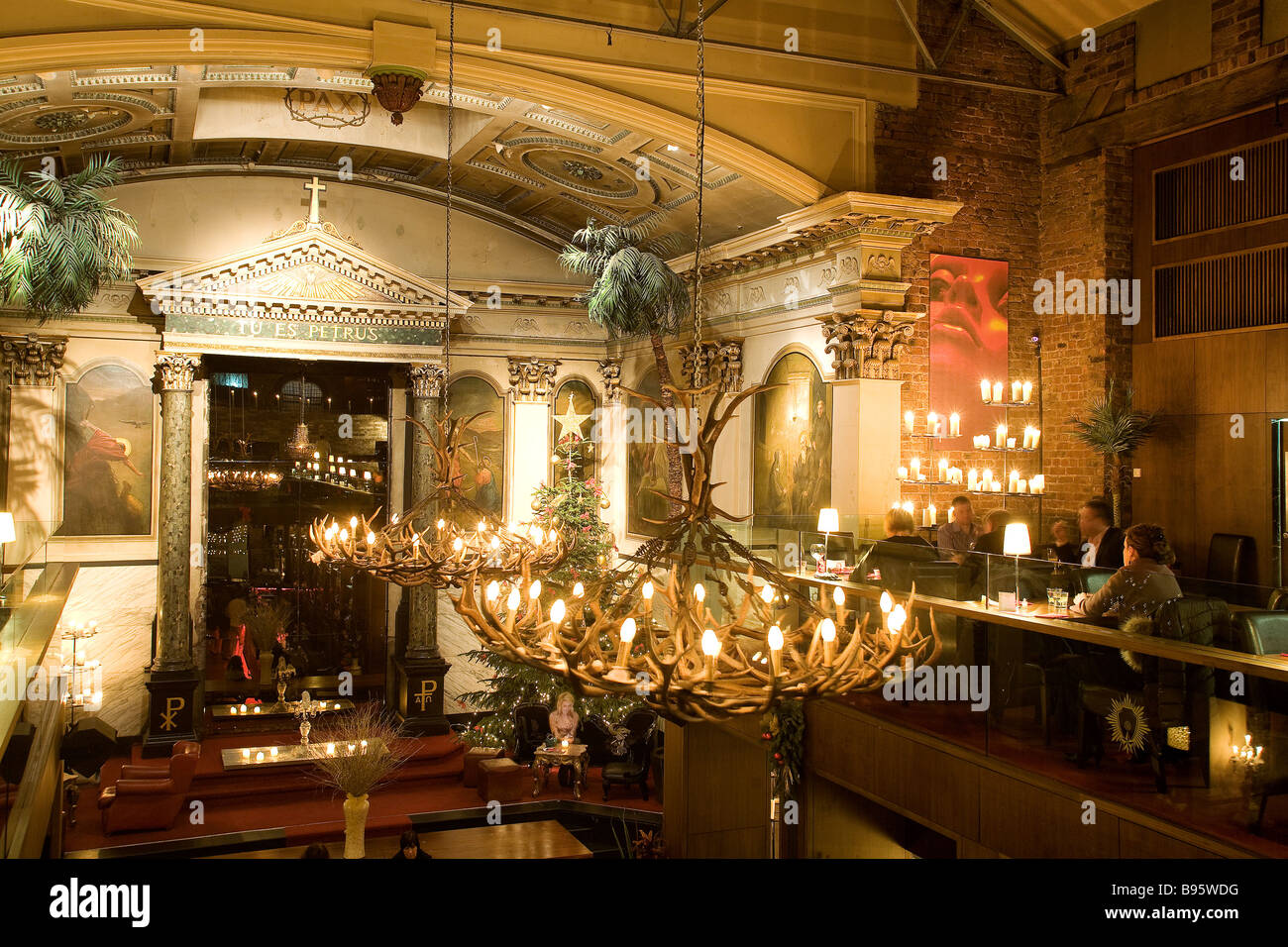 United Kingdom, Liverpool, Alma de Cuba restaurant installed in the
