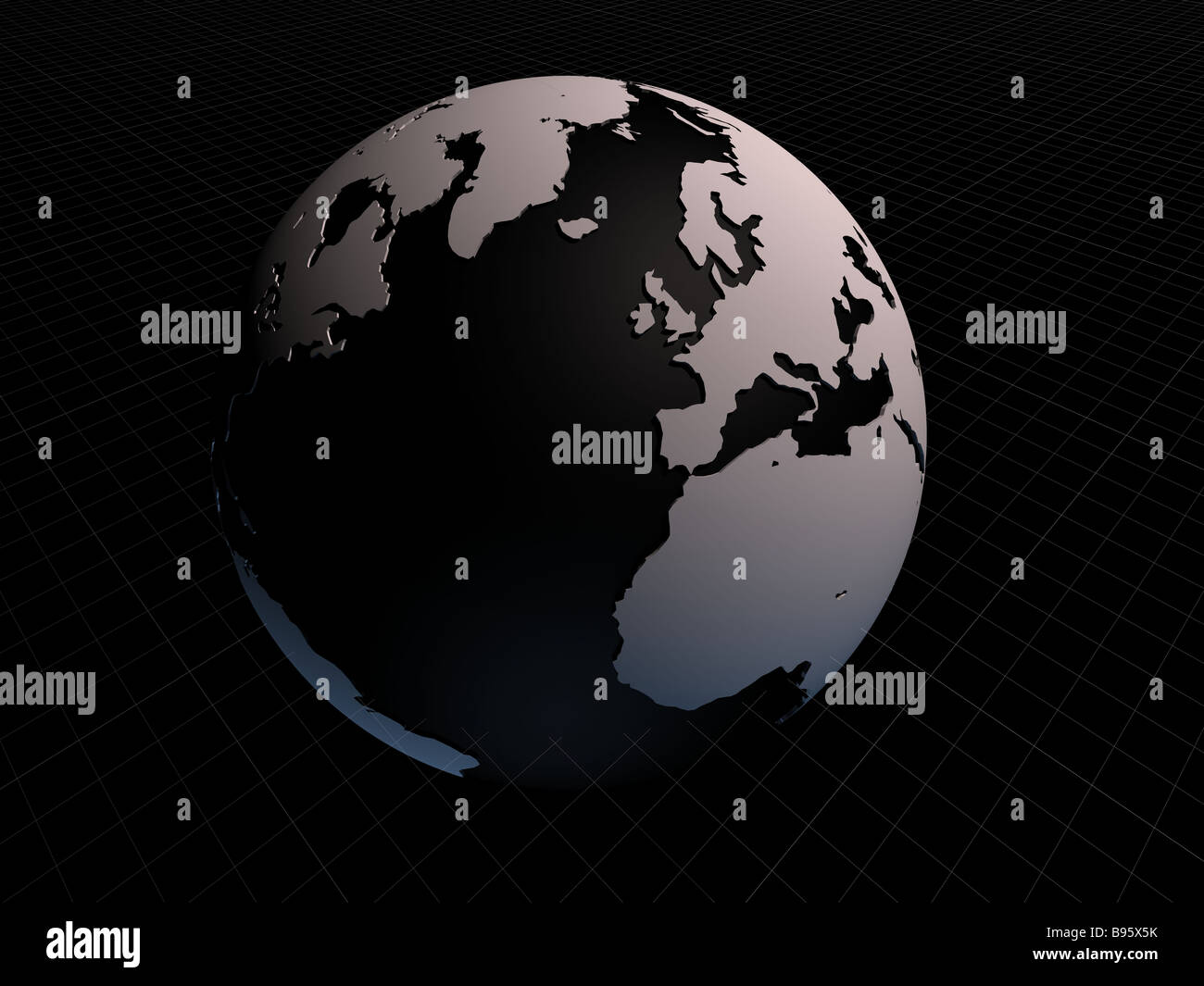 3d globe Stock Photo