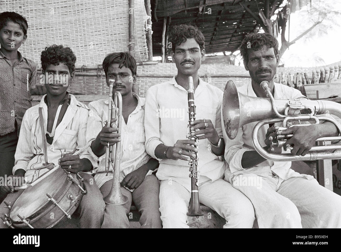 A brass wedding band photographed in Hampi, India Stock Photo