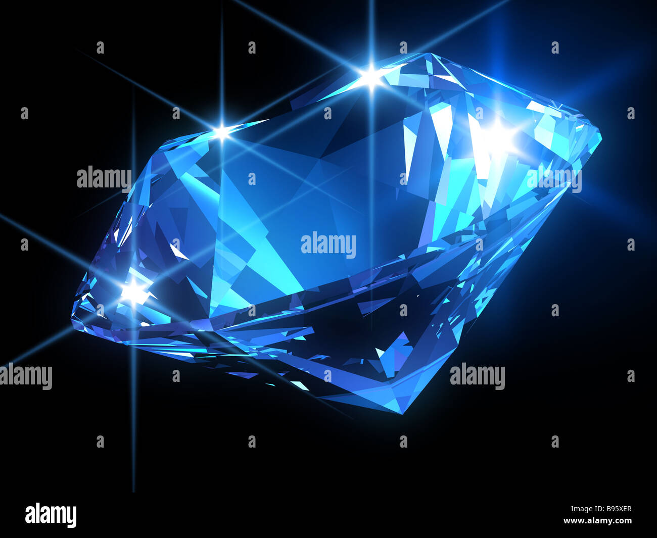 shiny diamond Stock Photo