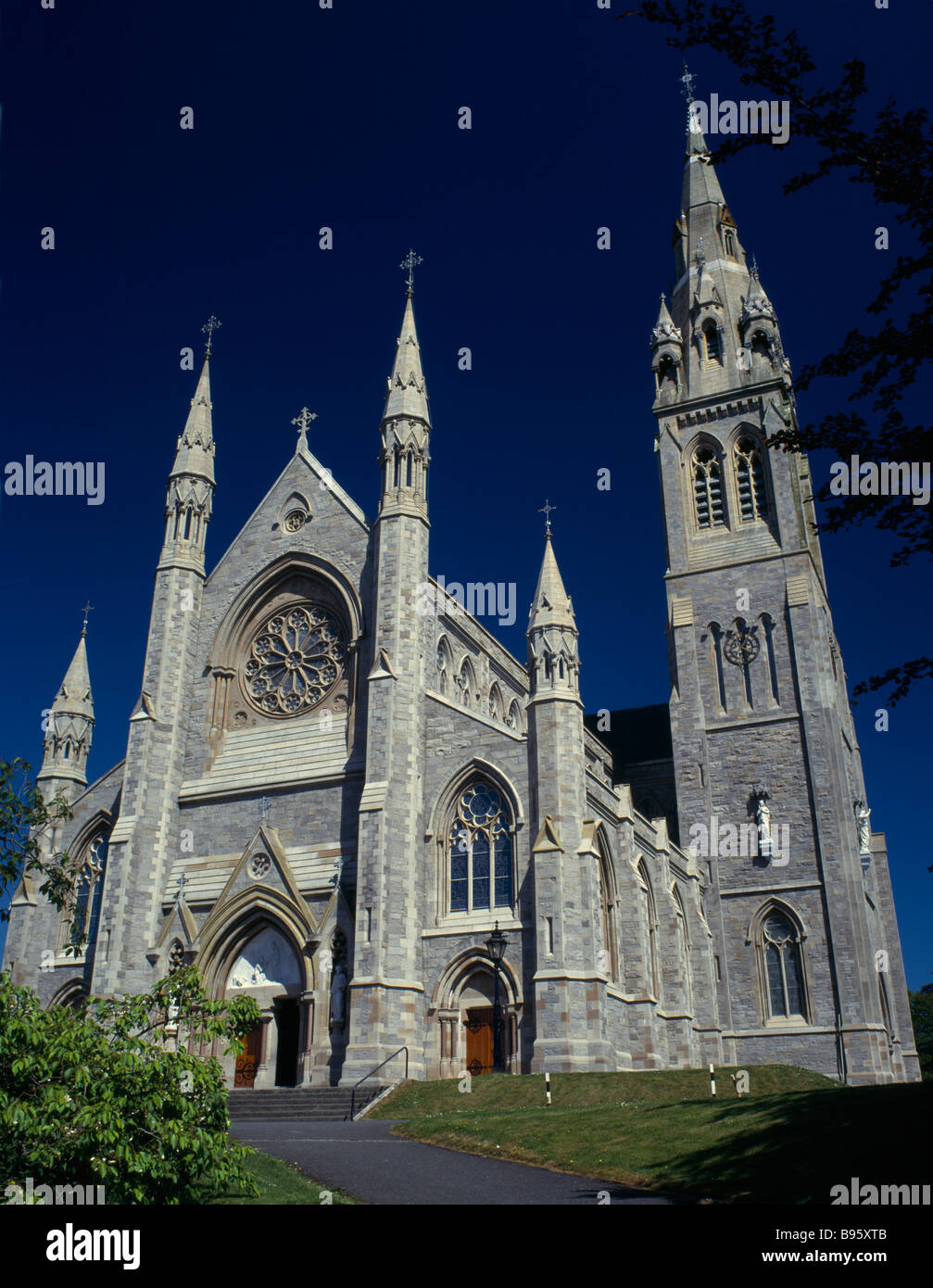 Ireland, Monaghan, St Macartan's Cathedral exterior facade Stock Photo
