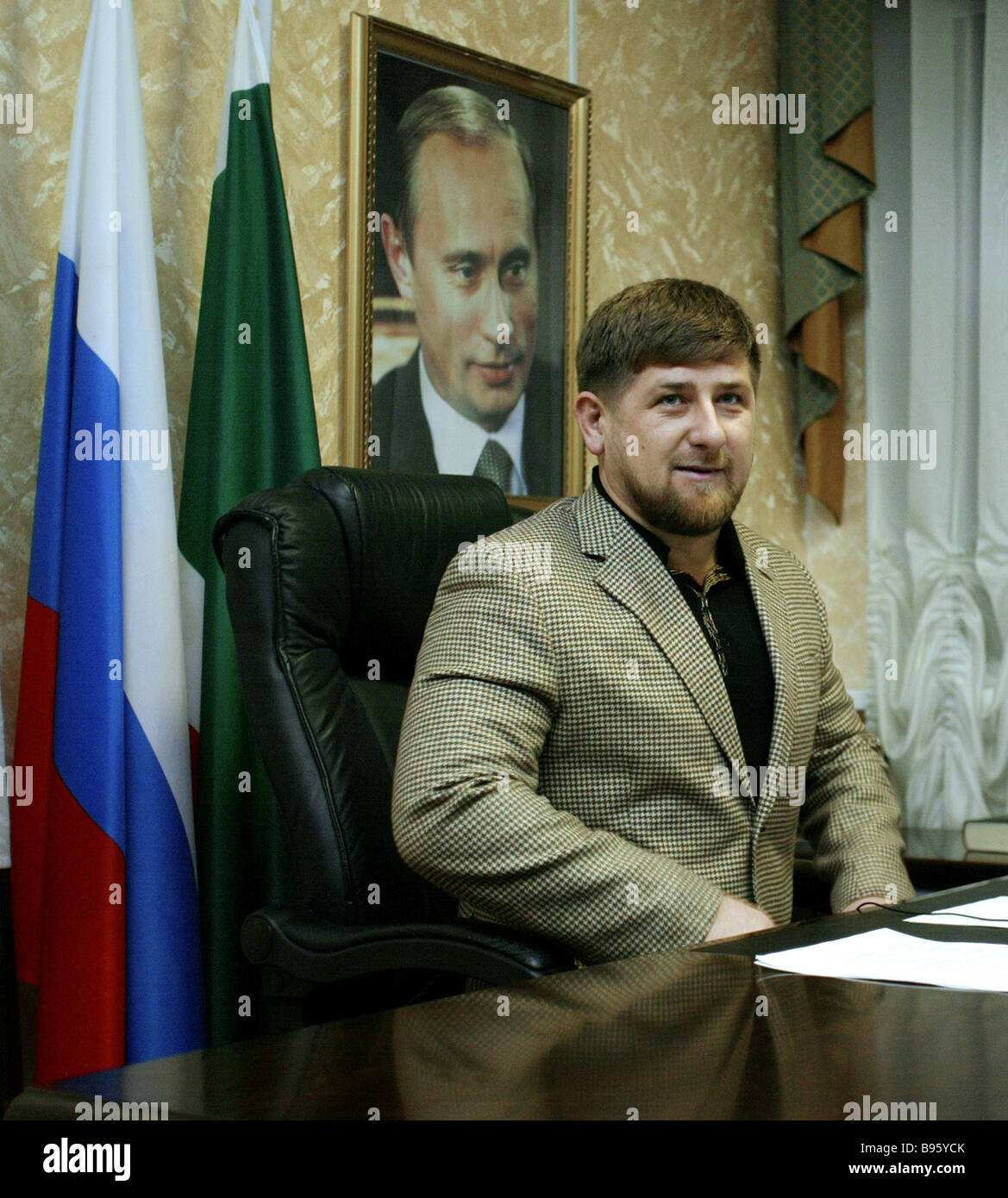 Chechen President Ramzan Kadyrov replied to questions from compatriots ...